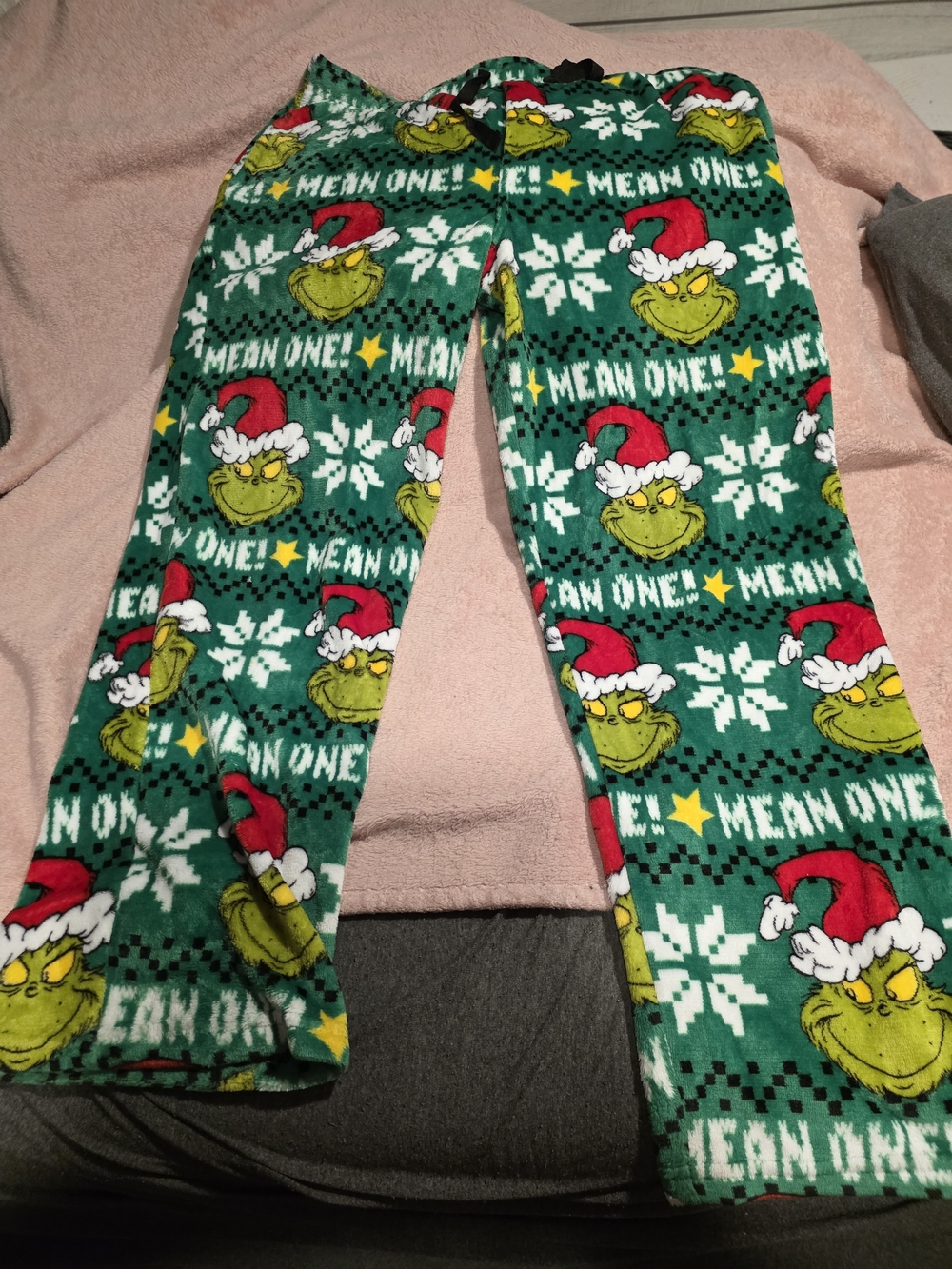 Green Grinch Holiday Pajama Pants